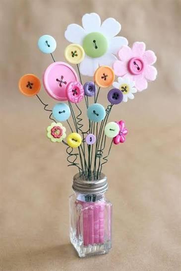 button flowers